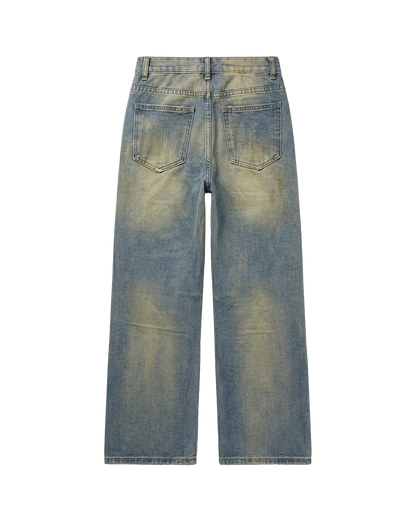 Stained Loose Denim
