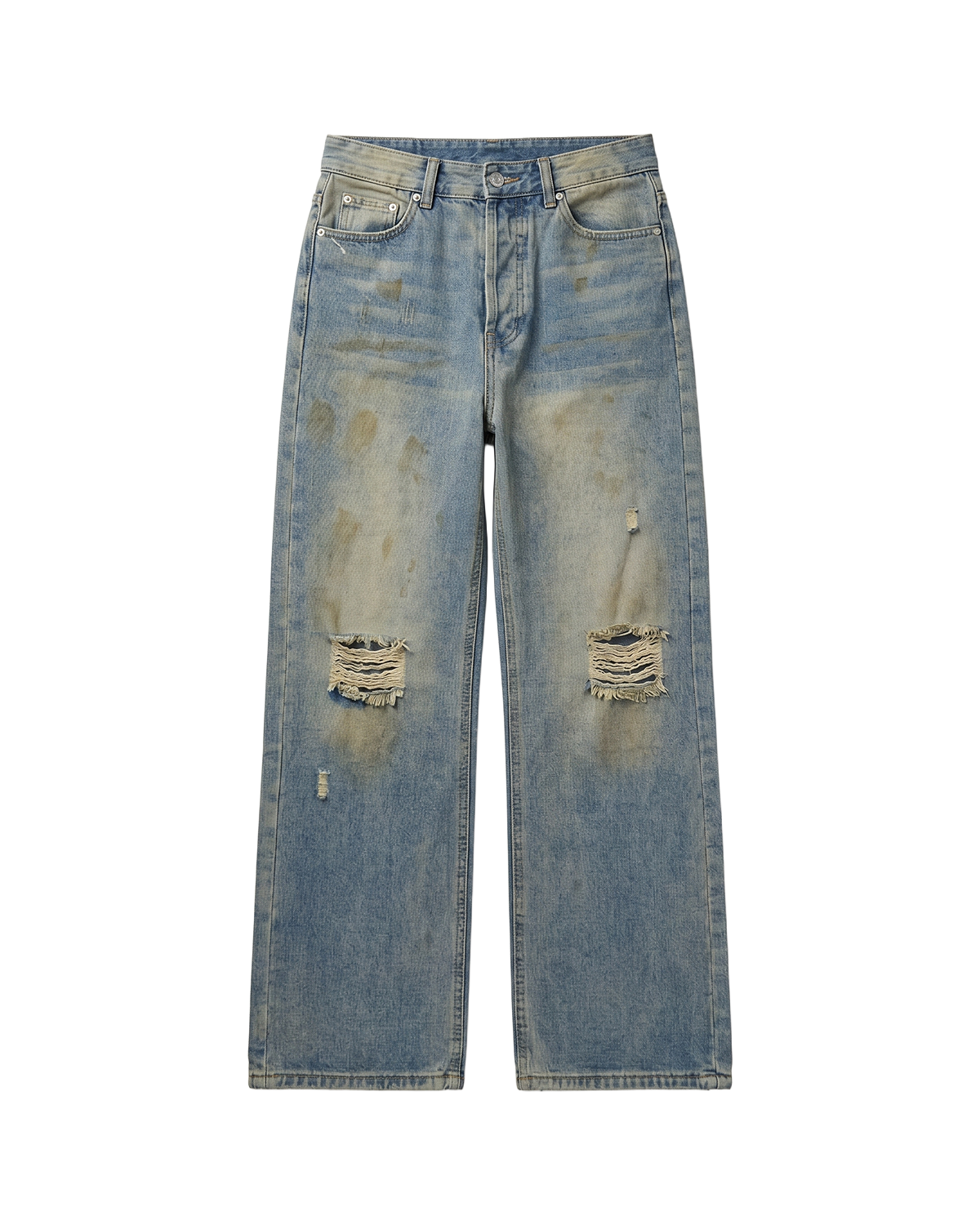 Stained Loose Denim
