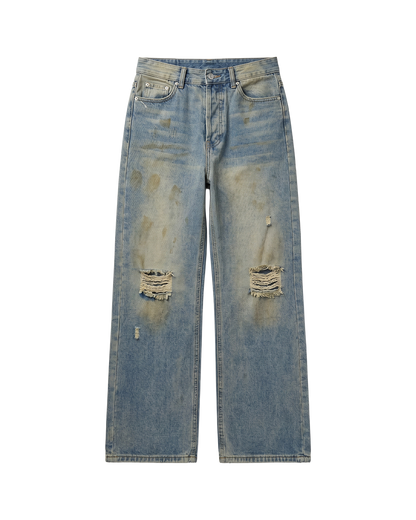 Stained Loose Denim