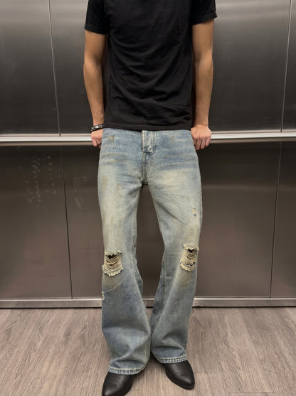 Stained Loose Denim